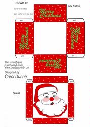 Square Santa Box