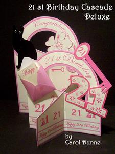 21st Birthday (pink) Cascade Deluxe