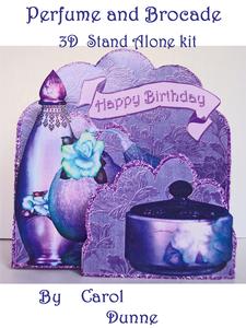 Purple Perfume 3D Stand Alone Kit