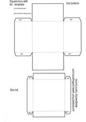 Square Box Template