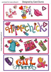 Girly Toppers or Bookmarks