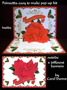 Poinsettia Easy Pop-up Kit