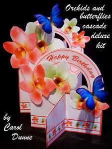 Orchids and Butterflies Cascade Deluxe