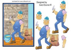 Plasterer Decoupage
