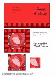 Red Art Deco