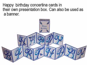 Blue Bithday Banner
