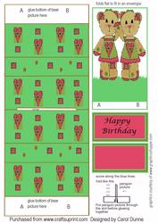 Pop-up Bear Card