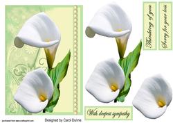 Lilies and Pearls - Sympathy
