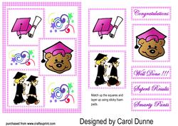 Three Squares - Graduation (female)