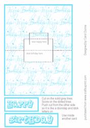 Birthday Pop-up Blue