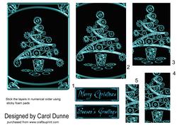 Steampunk- Cogs Christmas Tree Pyramid