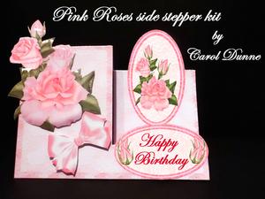 Pink Roses Side Stepper