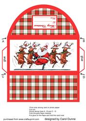 Santa with Reindeers Money Wallet