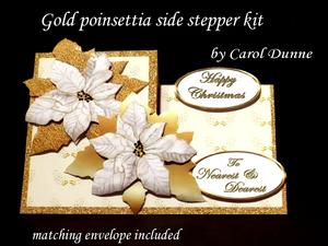 Gold Poinsettia Side Stepper Kit