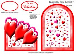 Valentine Cutaway Card
