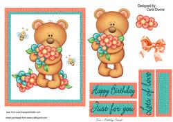 Flowers for You Card Front