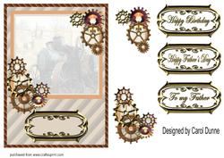 Traction Engine with Cogs (steampunk)