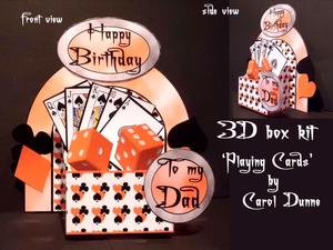 3D Box 'playing Cards'