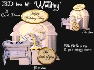 3D Box 'wedding' Kit
