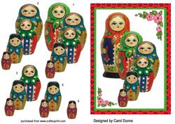 Matrioska Dolls Step by Step