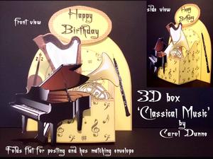 3D Box 'classical Music'