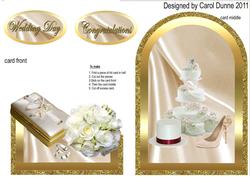 Wedding Cutaway- Gold and Satin