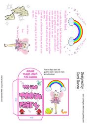 Tooth Fairy Letter & Envelope (pink)