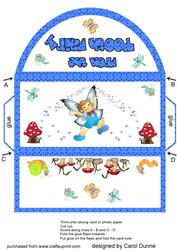 Money Wallet - Tooth Fairy (blue)