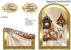Retirement Cutaway Card