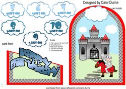 Grey Castle Cutaway Card
