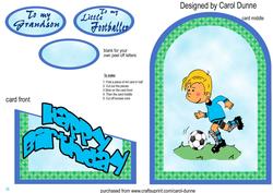 Football Cutaway - Grandson