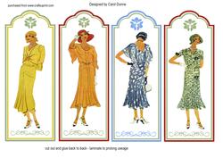 Elegant Ladies Bookmarks
