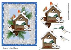 Old Lace and Birds - Christmas