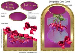 Cutaway - Fuchsia Birthday