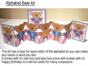 Alphabet Bear Kit