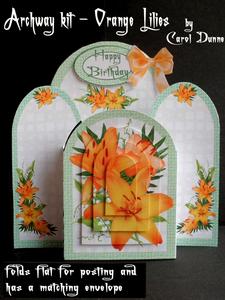 Archway Kit - Orange Lilies