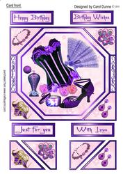 Card Front - Girlie Stuff