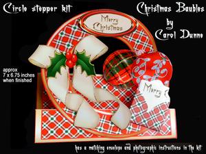 Circle Stepper Kit- Christmas Baubles