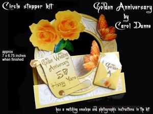 Circle Stepper Kit - Golden Wedding Anniversary
