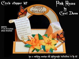 Circle Stepper Kit - Orange Lilies