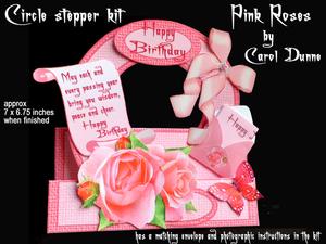 Circle Stepper Kit - Pink Roses
