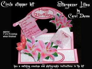 Circle Stepper Kit - Stargazer Lilies