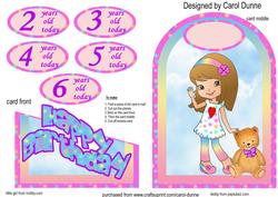 Cutaway - Annabella (brown Hair) 2-6 Years