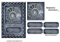 Fossil Card Front-grey