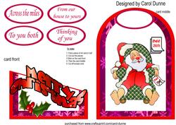 Cutaway- Sleeping Santa