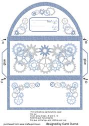 Money Wallet - Blue Cogs