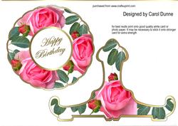 Pink Rose Plate