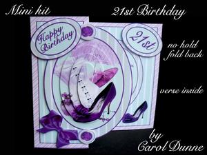 21st Birthday Mini Kit