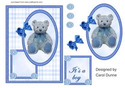 Baby Boy Quick Card