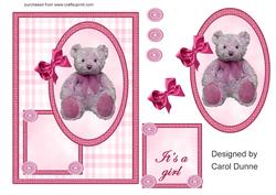 Baby Girl Quick Card